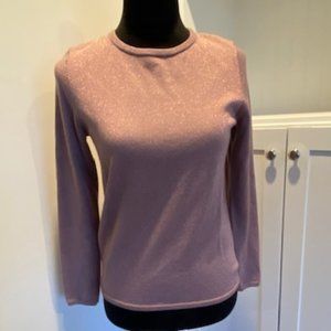 ANN TAYLOR!! GLITTER CREW NECK SWEATER!! SZ SP!